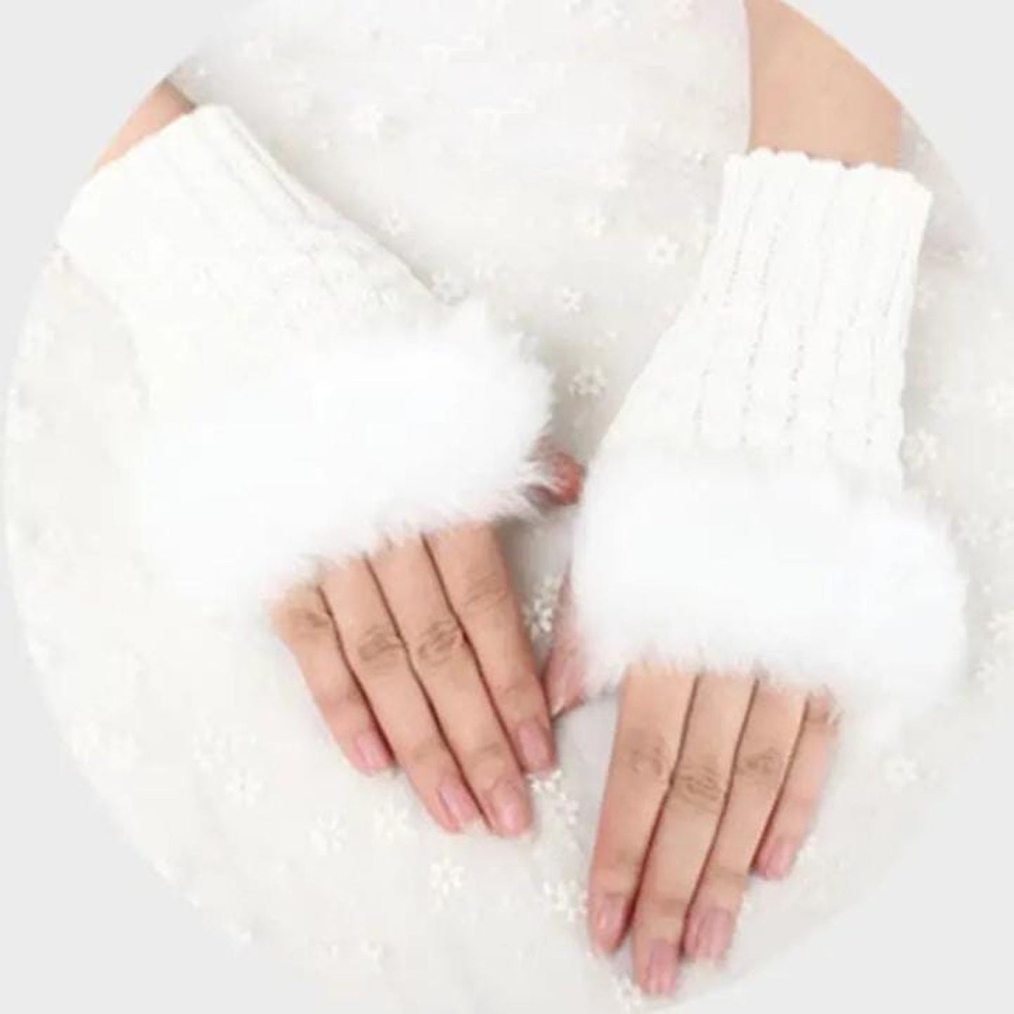 Pair Of Fluffy Gloves