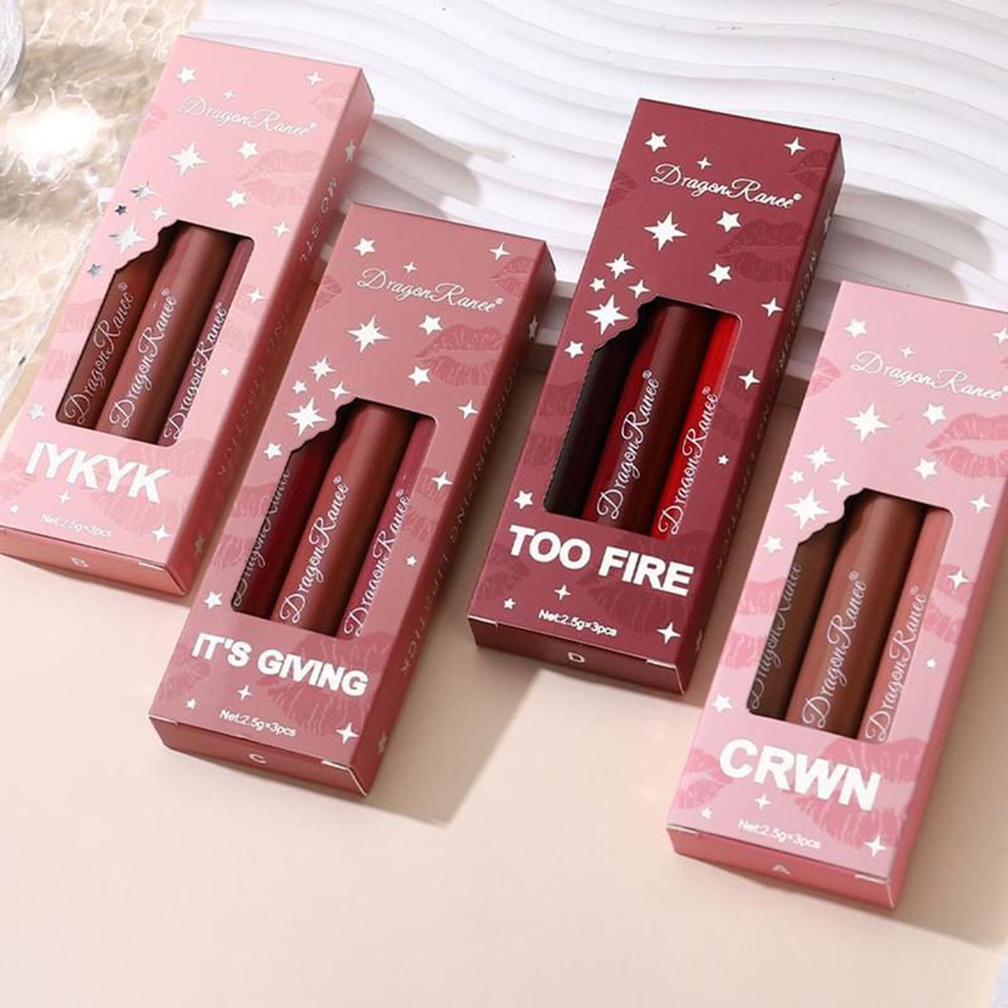 Dragon 3in1 button lipstick