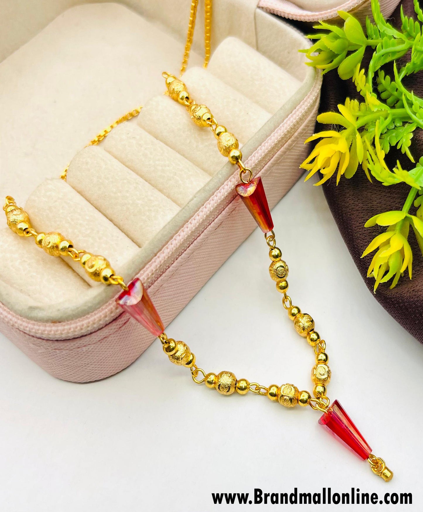 Gold Plated Indian Mala For Kids