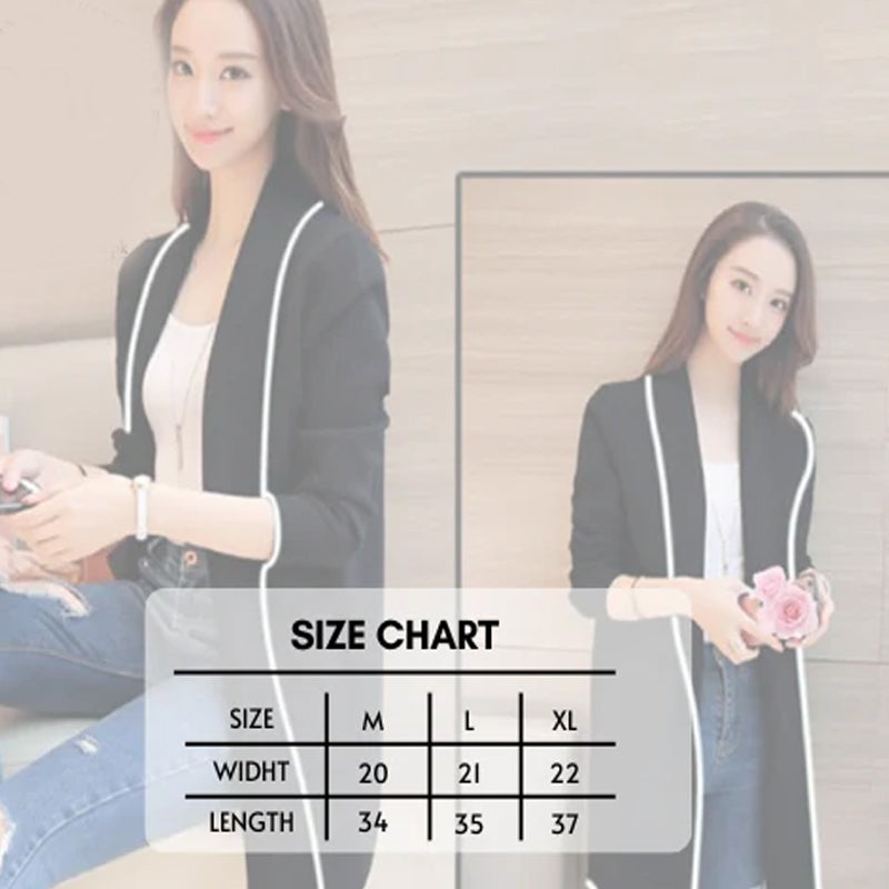 Black Long Coat with dual pockets