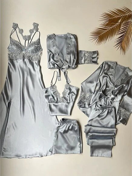 6 Pc's Bridal Nightwear