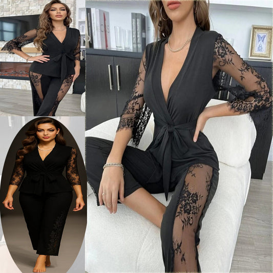 Coat Style Pajama Set