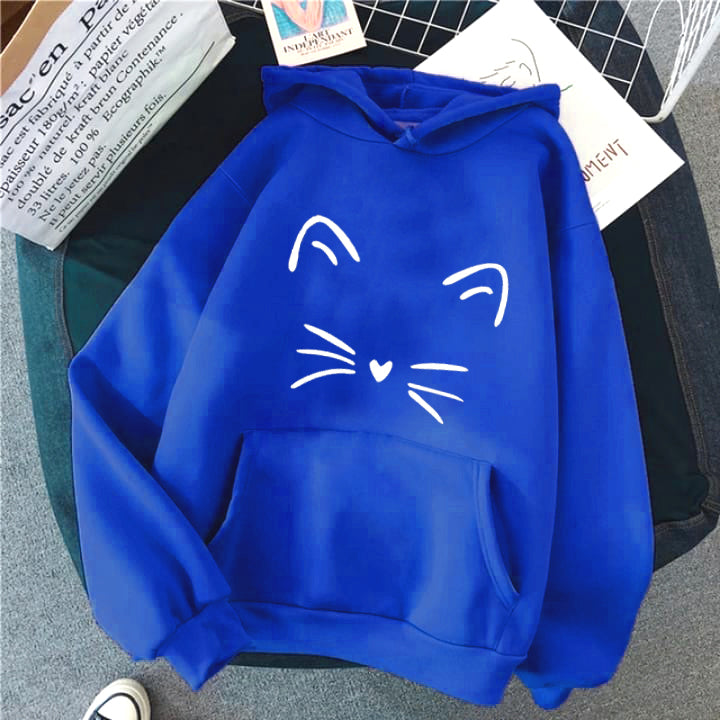 LADIES CAT HOODIE