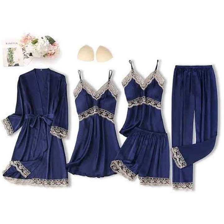 5 Piece Designer Night Dresses