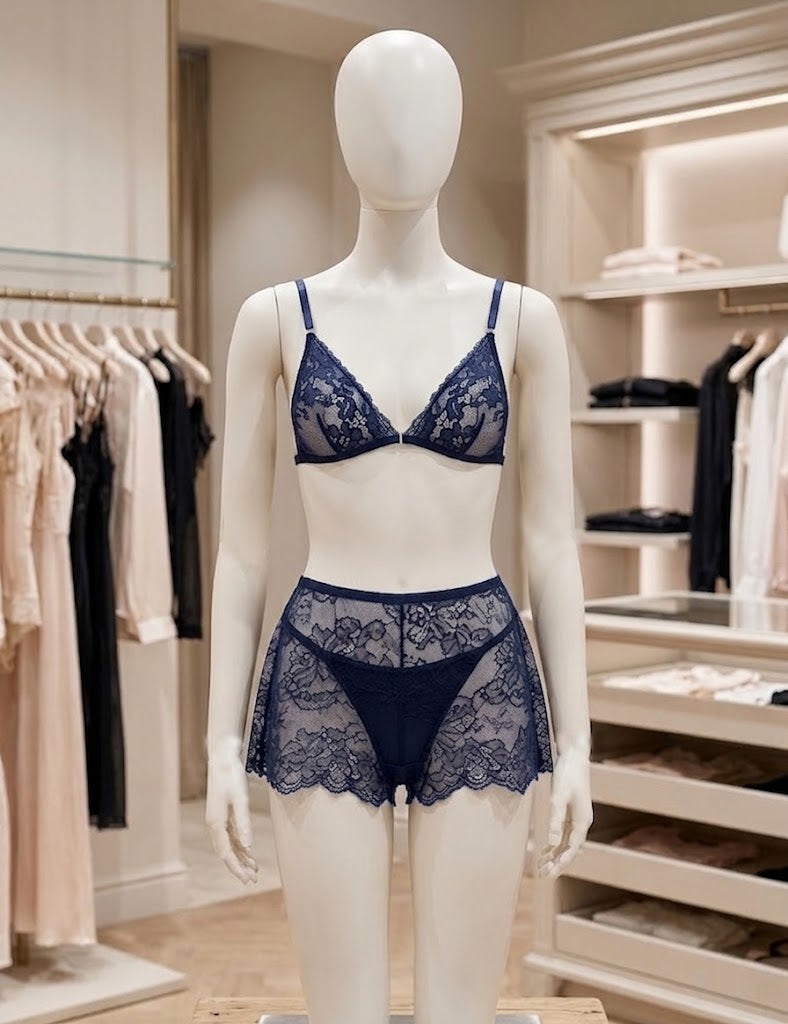 Elegant Floral Lace Lingerie Set