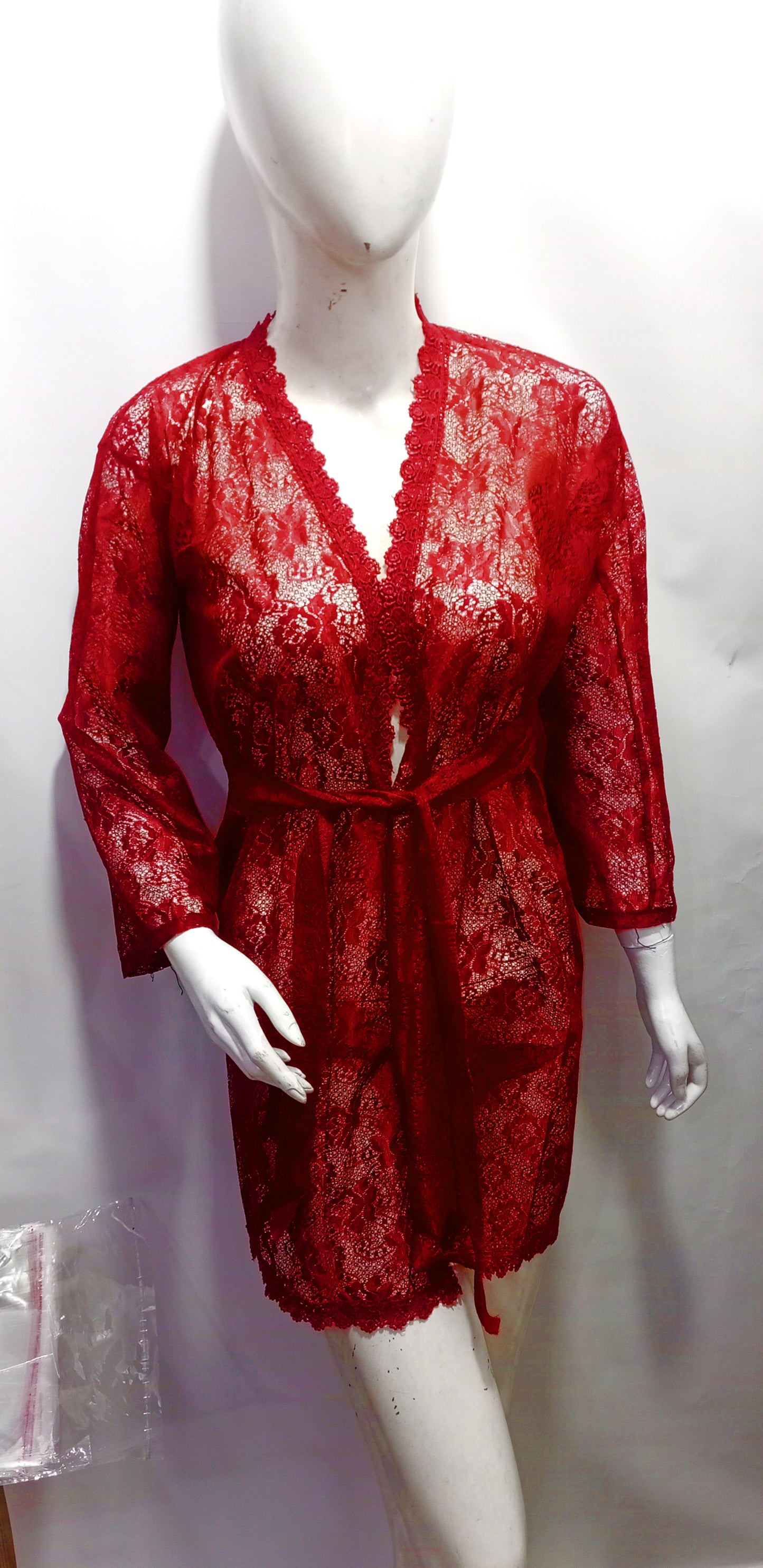 2 PIECE TRANSPARENT NIGHTY