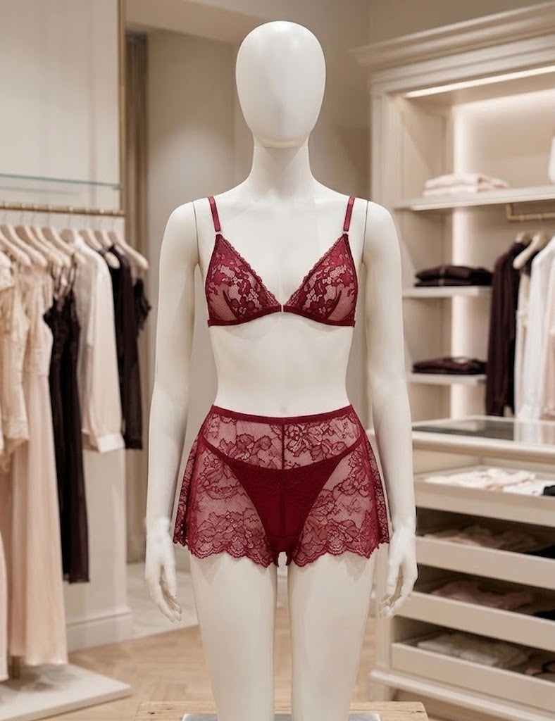 Elegant Floral Lace Lingerie Set
