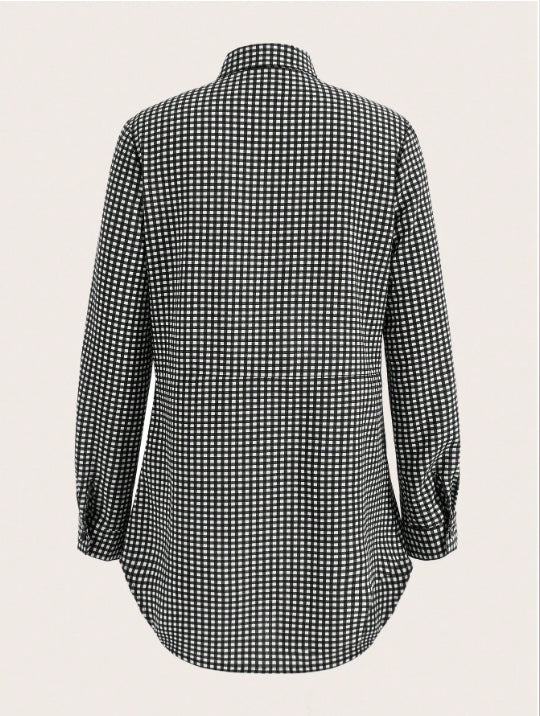 Silver Dot Top Front Pocket