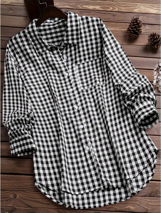 Ladies Checked Kurti