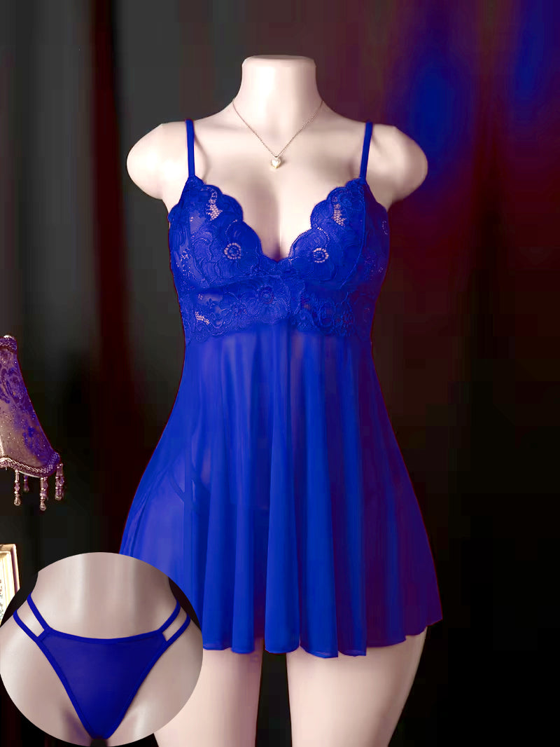 NEW NET BRIDAL TRANSPARENT NIGHTY