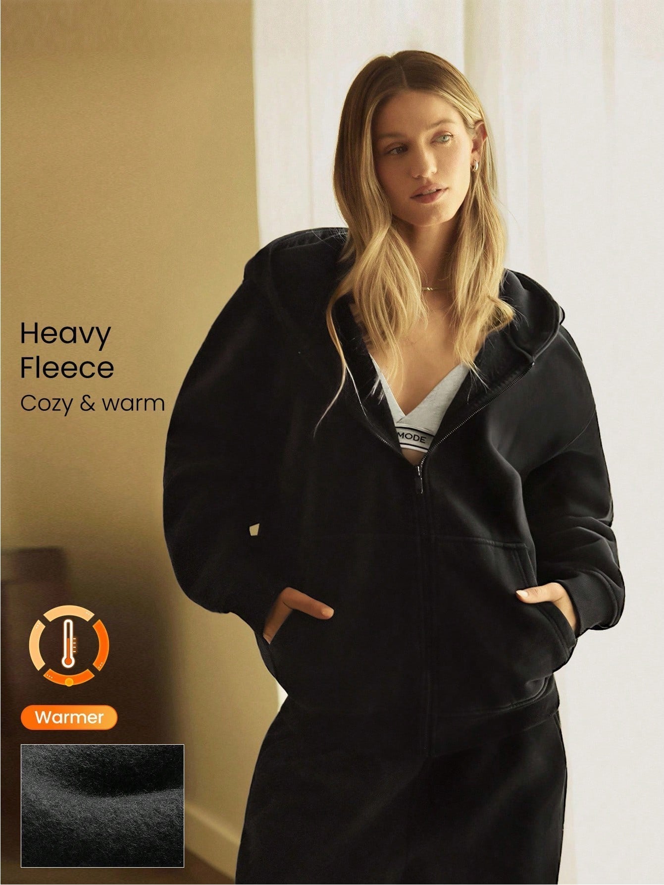 Ladies winter Zipper tracksuit