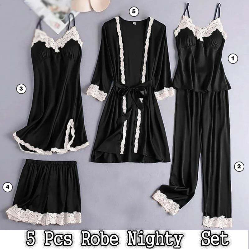 5 PCs ROBE NIGHTY  SET