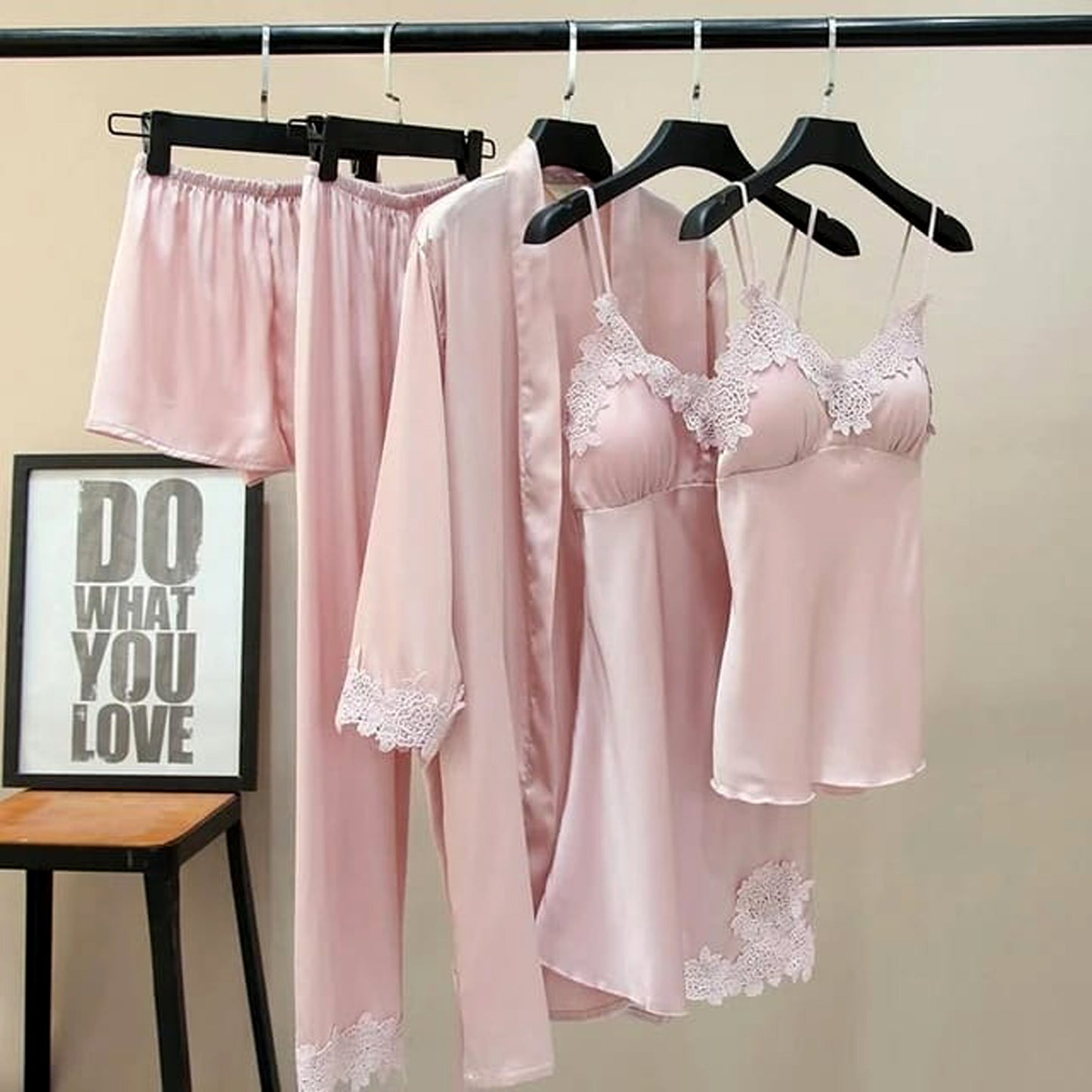 5 piece nightwear set for her