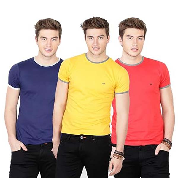 Mens Branded Pack of 3 Tshirts