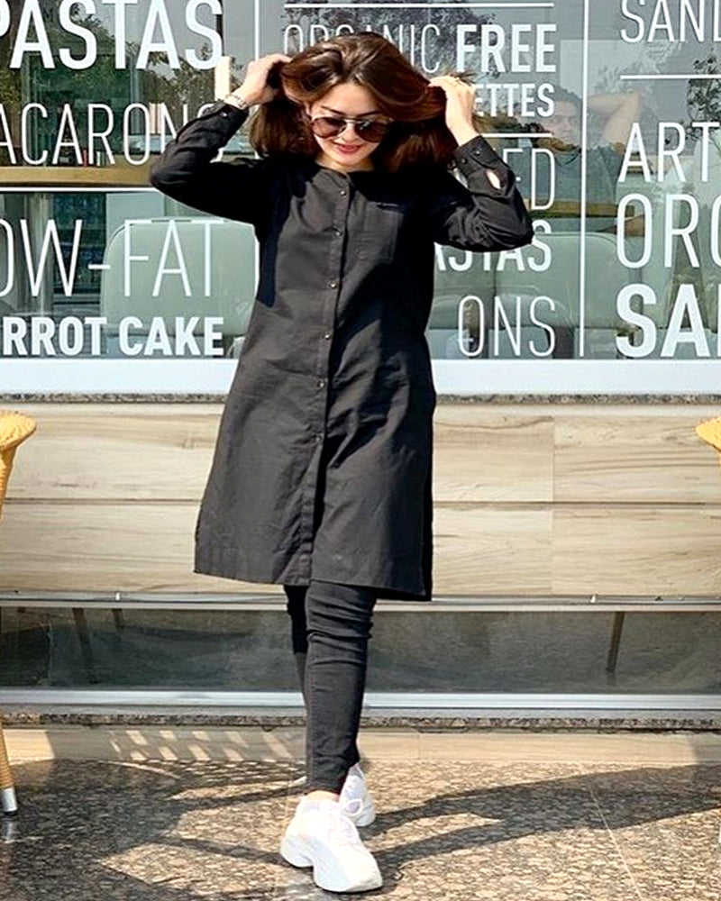 2 piece Black suit (stitched) Code#1013