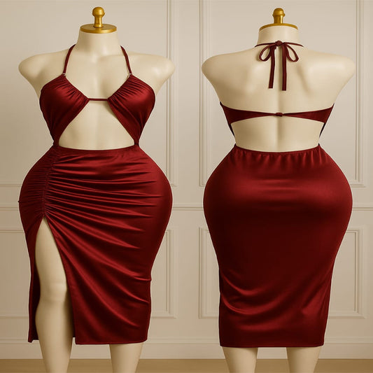 NEW MAXI STYLE NIGHTWEAR - MAROON