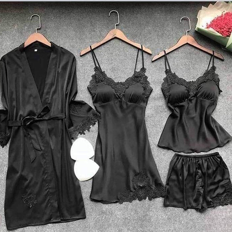 Ladies 4 PC Nighty